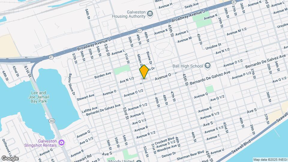 4928 Avenue O Mapa y Detalles de la Ubicación