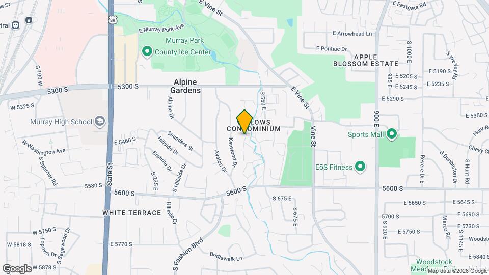 5440 S Willow Ln Map and Location Details