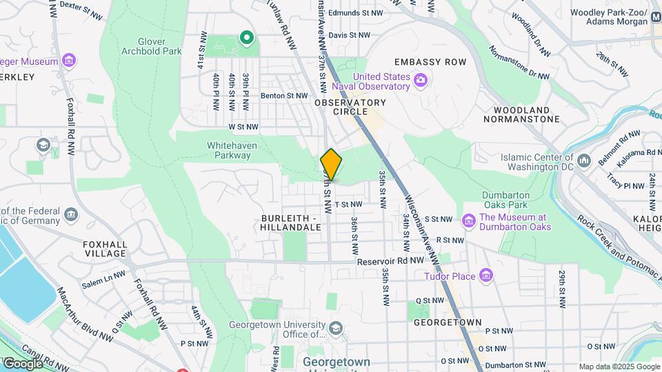 1931 37th St NW Map and Location Details