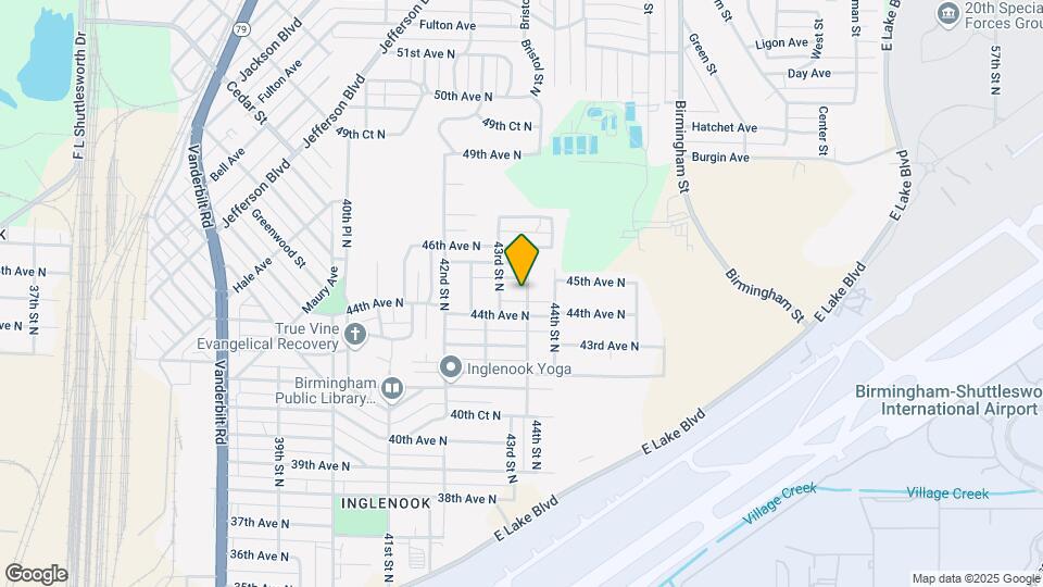 4418 43rd Pl N Map and Location Details