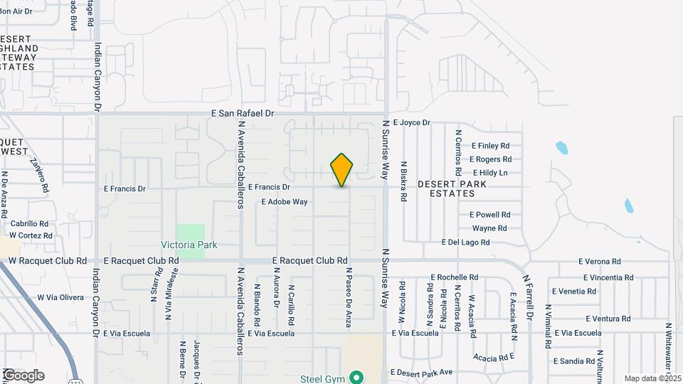 1489 E Francis Dr Map and Location Details