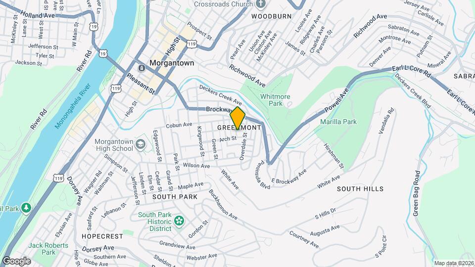 241 Cherry St Map and Location Details