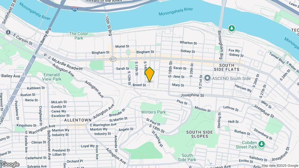 150 S 15th St Map and Location Details