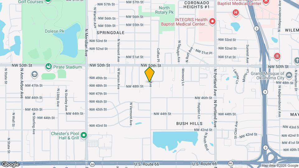 4101 NW 48th St Map and Location Details