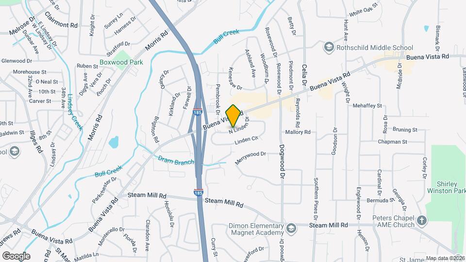 3903 N Linden Dr Map and Location Details