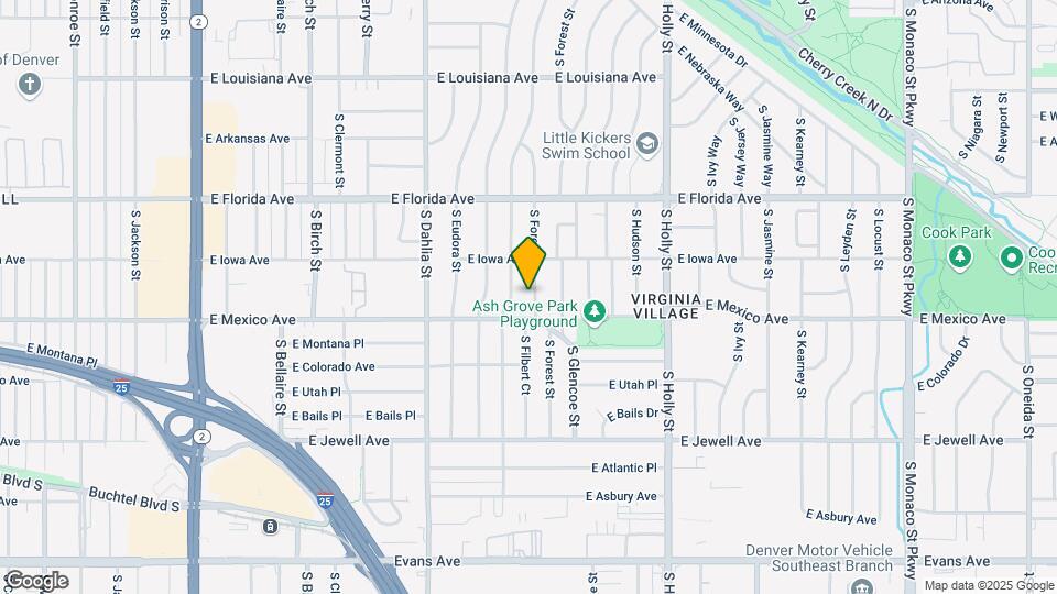 1669 S Forest St, Unit 3910A4 Map and Location Details