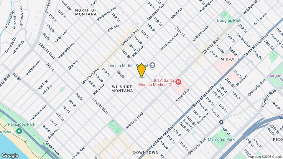 1027 Euclid St Map and Location Details