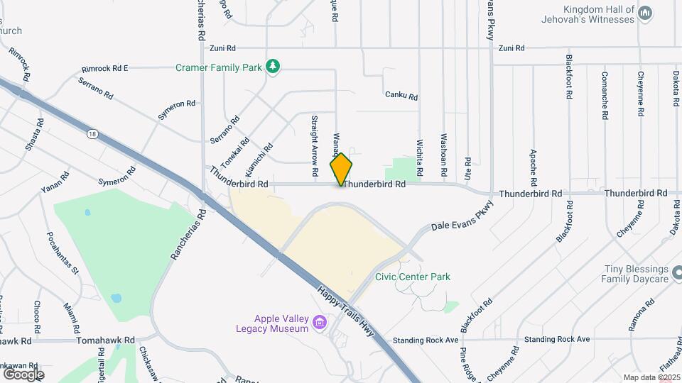 20475 Thunderbird Rd Map and Location Details