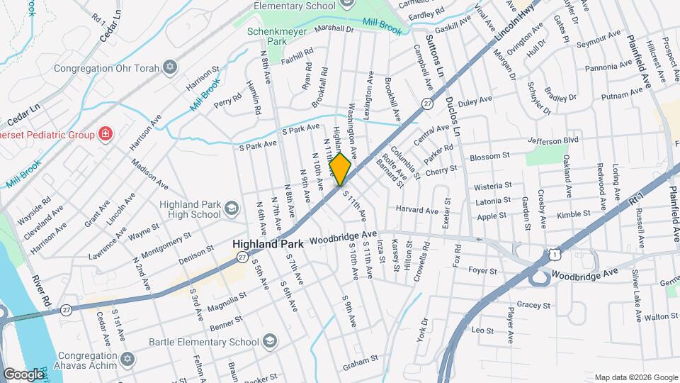 1020 Raritan Ave Map and Location Details