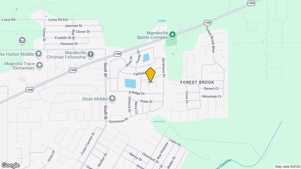 842 University Ct Map and Location Details