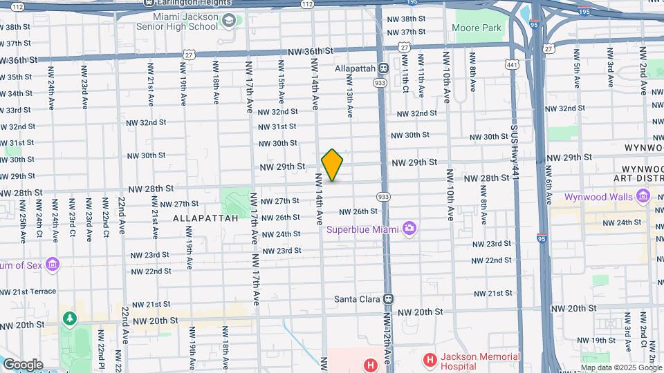 1368 NW 28th St Mapa y Detalles de la Ubicación