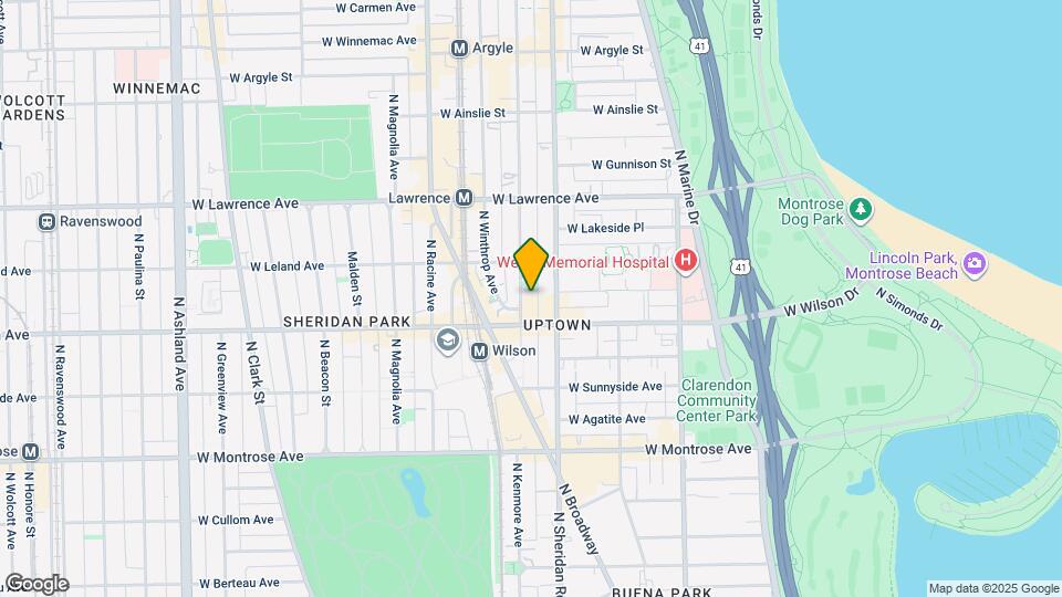 4625 N Kenmore Ave Mapa y Detalles de la Ubicación