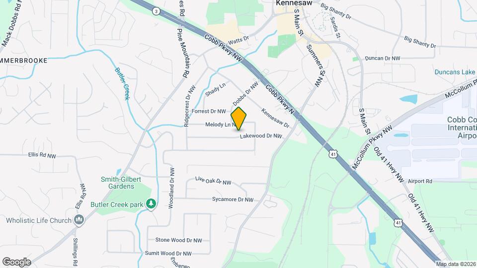 2372 Lakewood Dr NW Map and Location Details