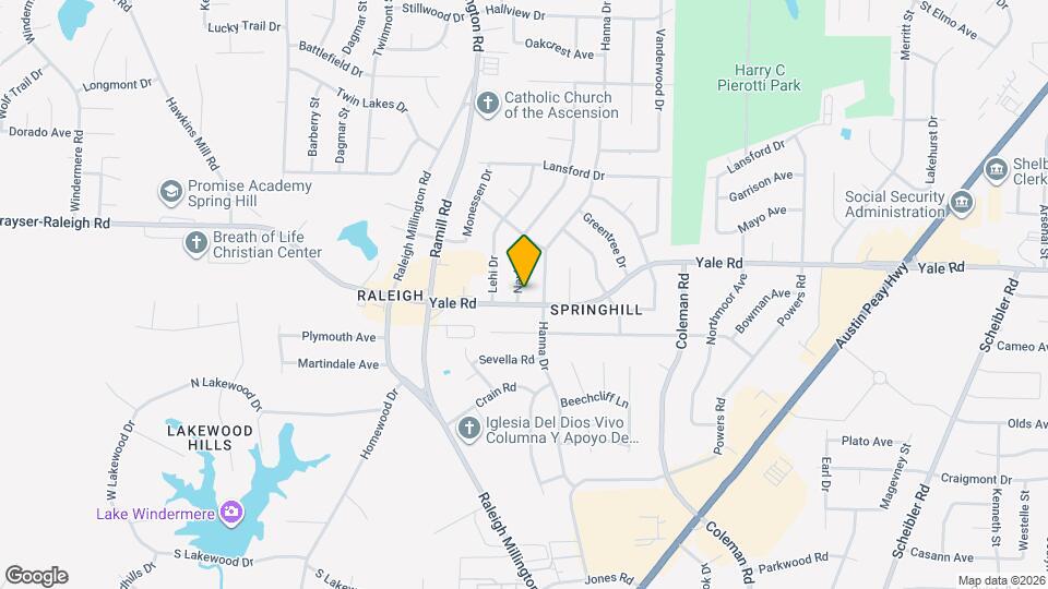 3484 Naylor Dr Map and Location Details