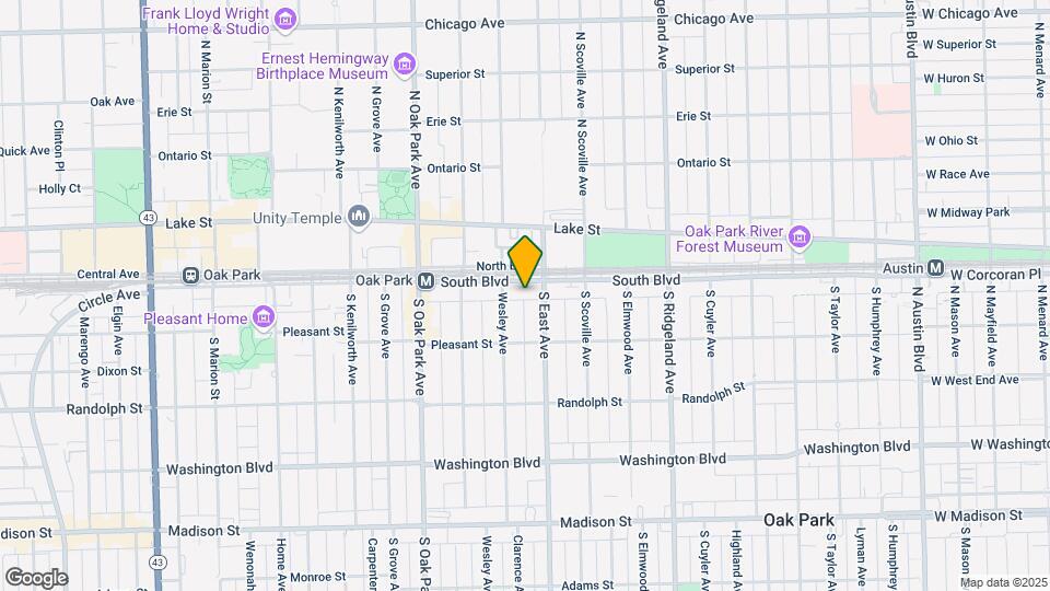 615-617 South Blvd Mapa y Detalles de la Ubicación