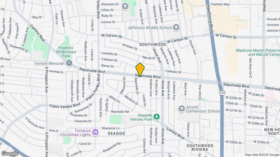 4628 Sepulveda Blvd Map and Location Details