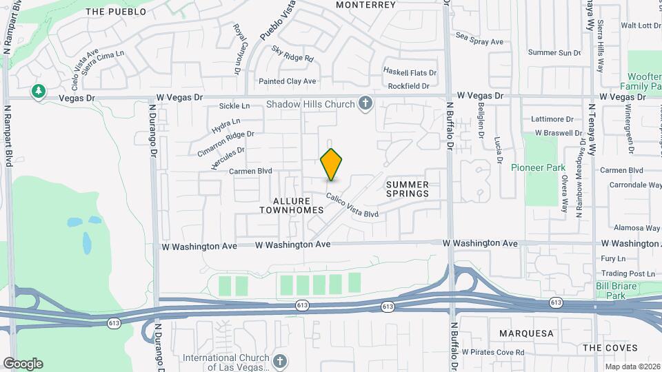 1104 Pinto Rock Ln Map and Location Details