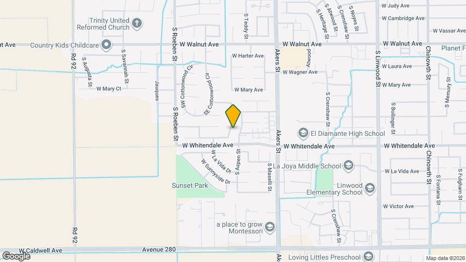 2636 S Peppertree St Map and Location Details