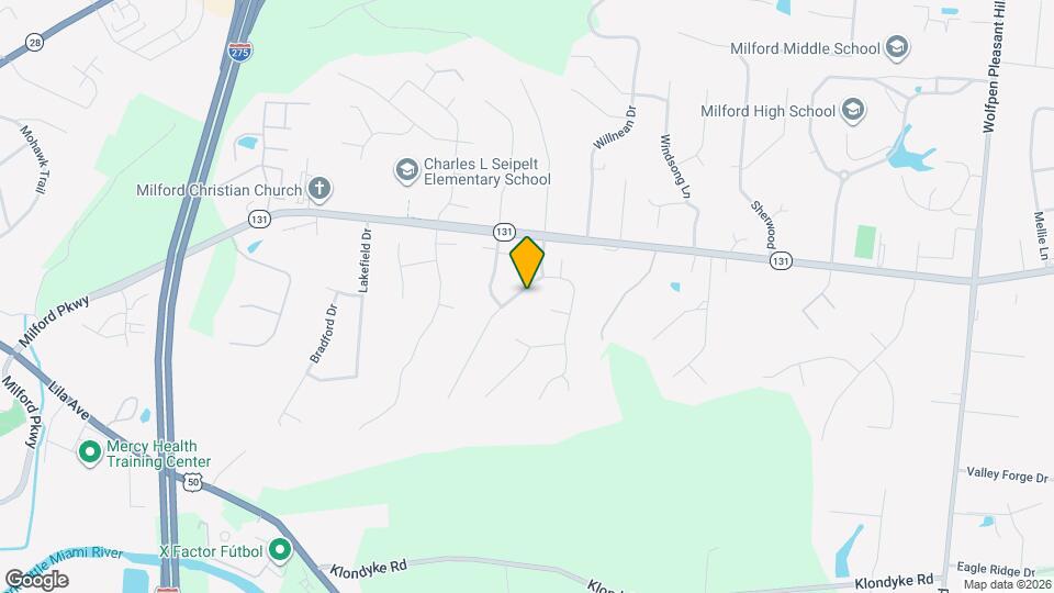 104 W Stoneridge Dr Map and Location Details