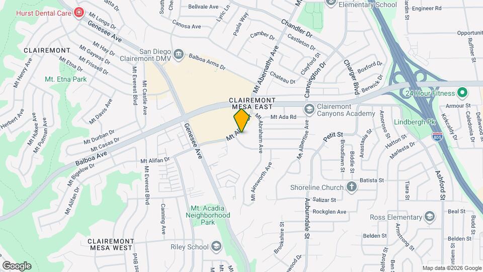 5859 Mt Alifan Dr Map and Location Details