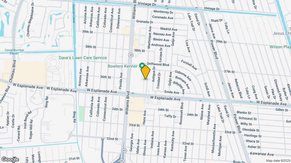 3573 Martinique Ave Map and Location Details