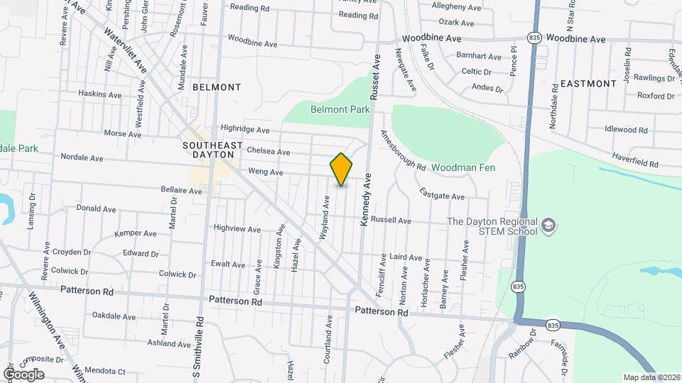 2623 Springmont Ave Map and Location Details