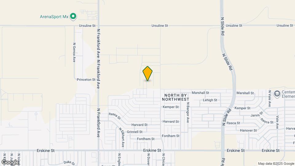 1314 N Colton Ave Map and Location Details