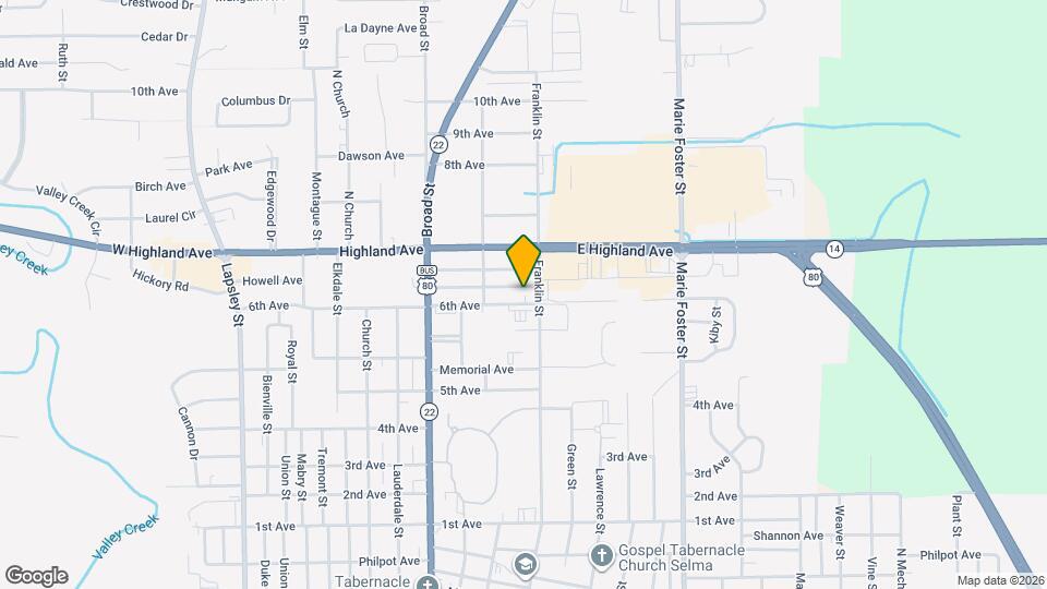 1216 Primrose Terrace, Unit 1 Map and Location Details