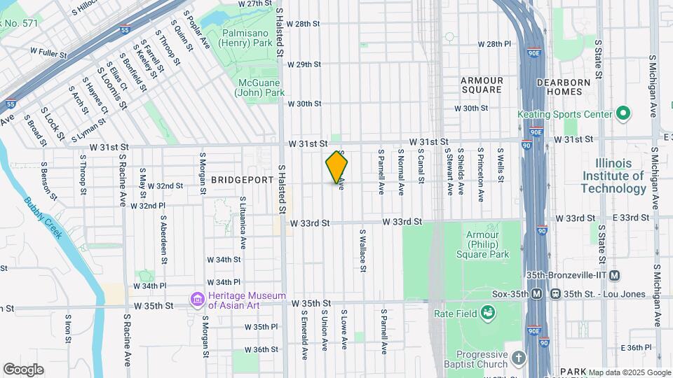 3206 S Lowe Ave Map and Location Details