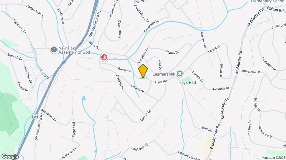 306 Gerrie Dr Map and Location Details