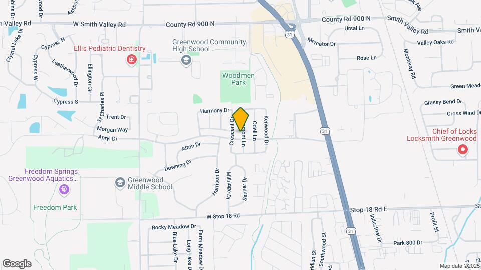 1290 Freemont Ln Map and Location Details