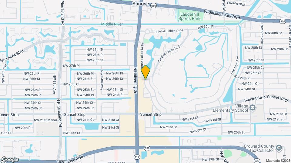 2560 NW 81st Terrace Map and Location Details