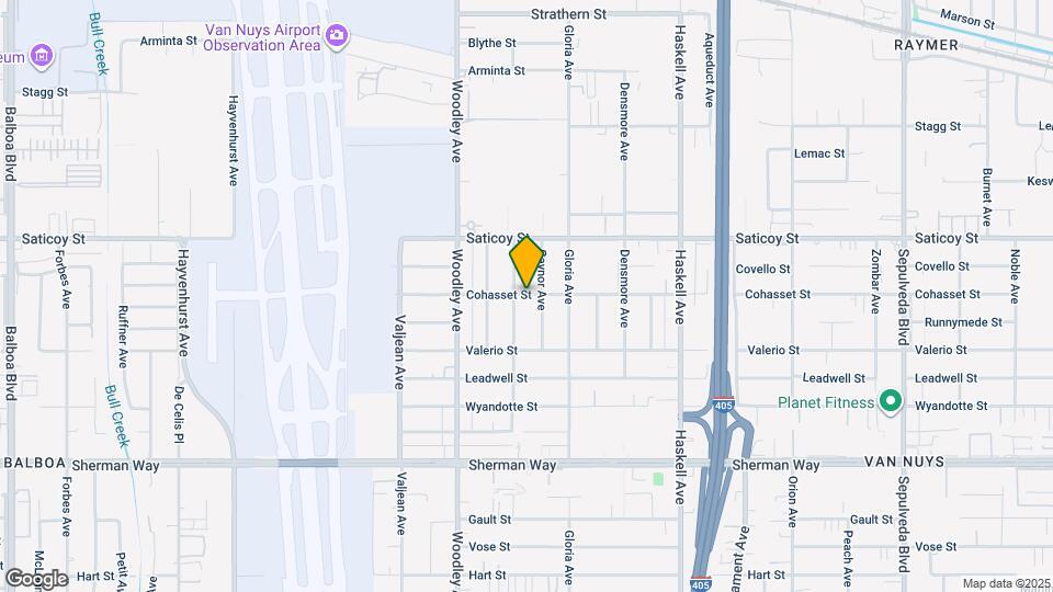 15950 Cohasset St Map and Location Details