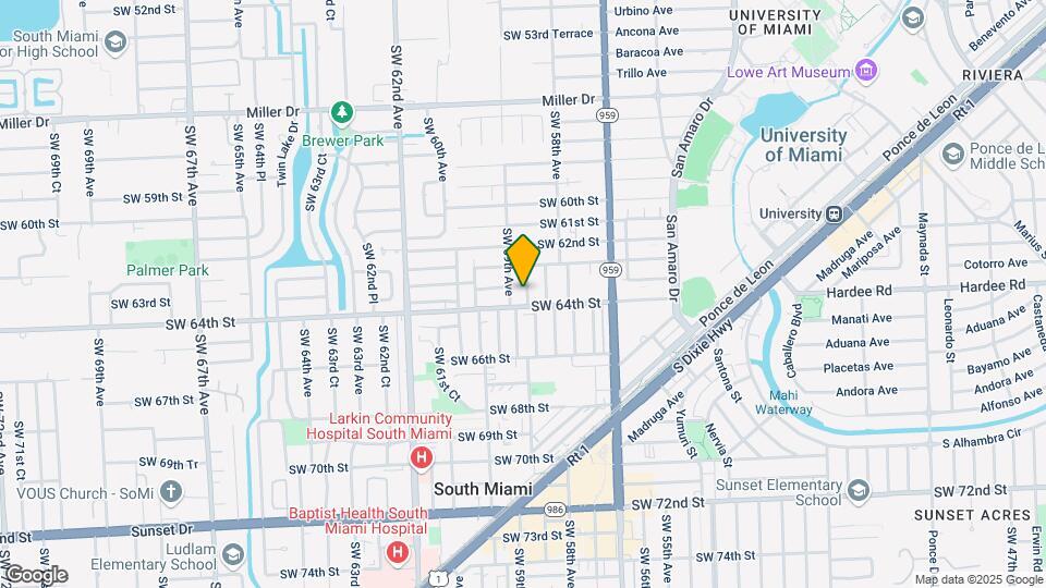 6320 SW 58th Pl Map and Location Details