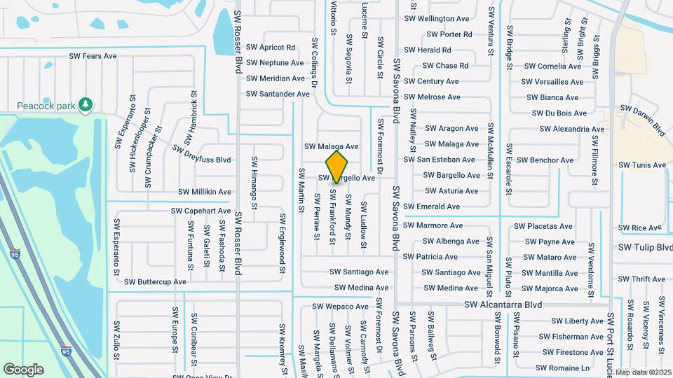 3309 SW Frankford St Map and Location Details