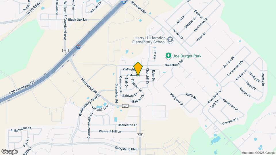251 Oxford Dr Map and Location Details