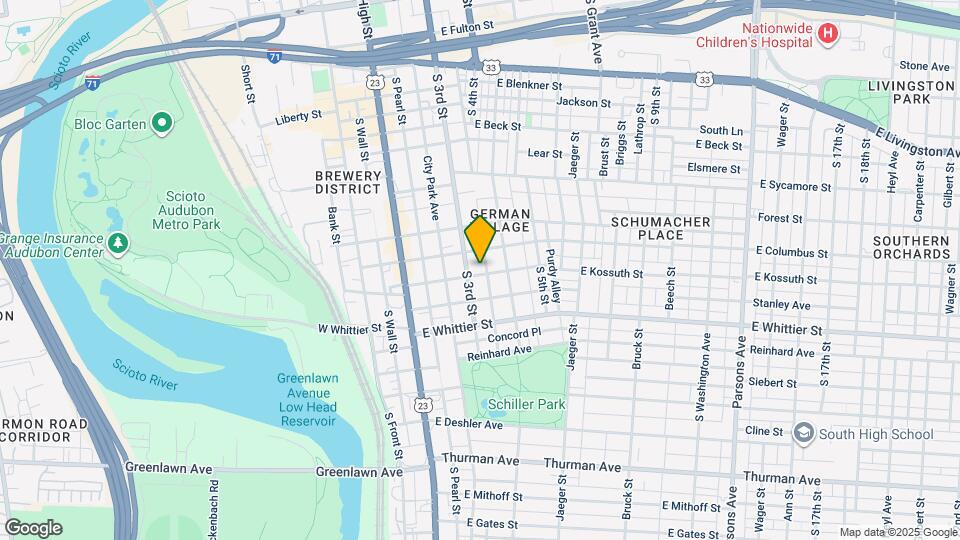 118 E Kossuth St, Unit 118 East Kossuth St Map and Location Details