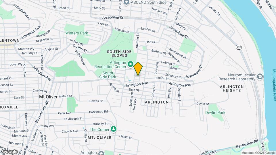 2312 Eccles St Map and Location Details