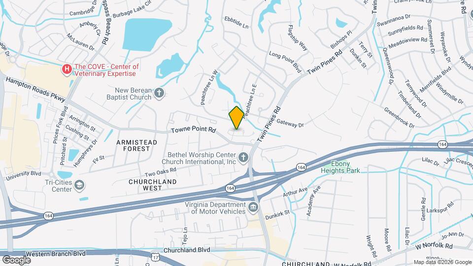 3710B Towne Point Rd Map and Location Details