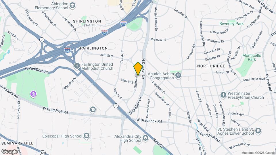 3453 S Stafford St Map and Location Details