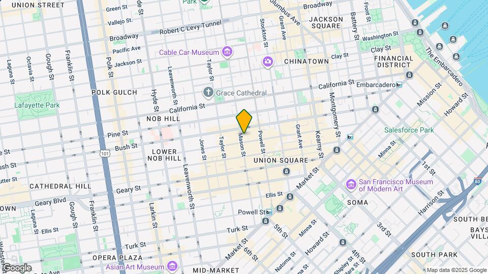 630 Mason St Map and Location Details