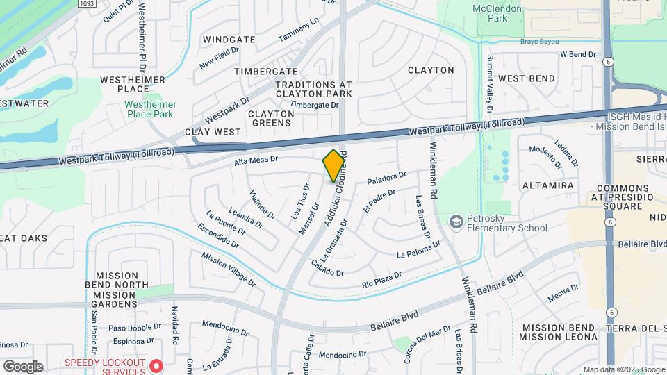 6610 Addicks Clodine Rd Map and Location Details