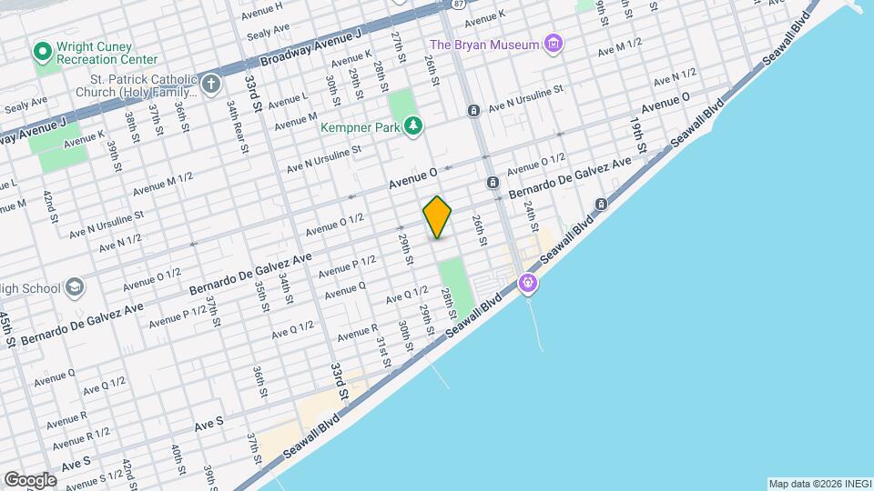 2725 1/2 Bernardo De Galvez Ave Map and Location Details