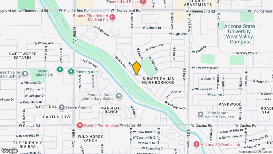 13037 N 56th Ave Map and Location Details