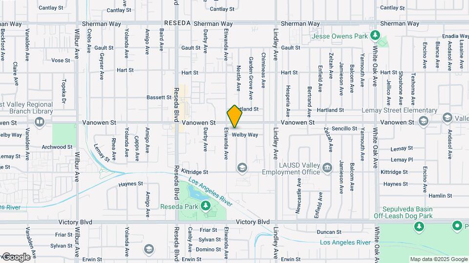 18233 Welby Way Map and Location Details
