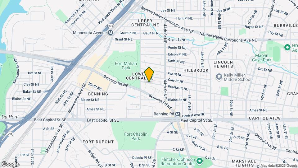 4219 Brooks St NE Map and Location Details