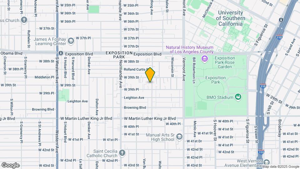 3913 S Budlong Ave Map and Location Details