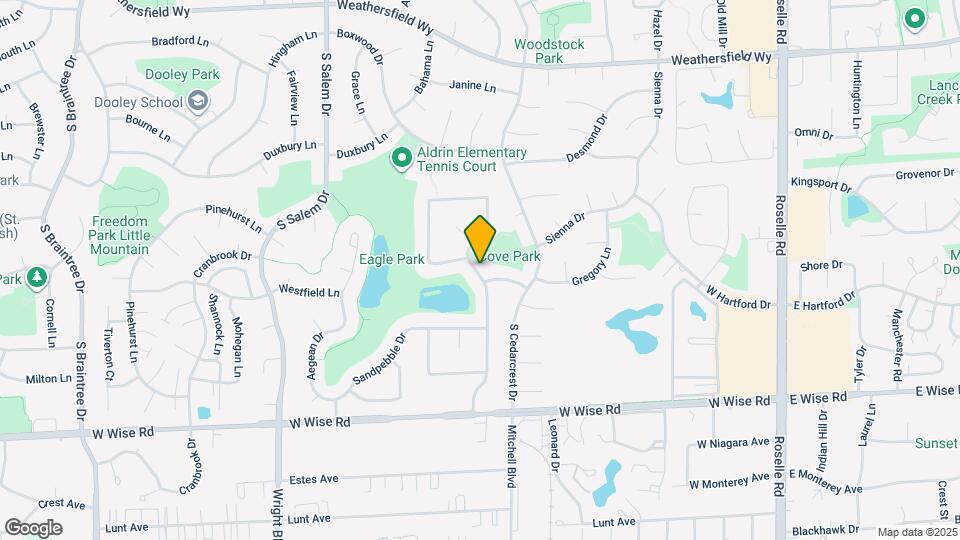 1171 Regency Dr Map and Location Details