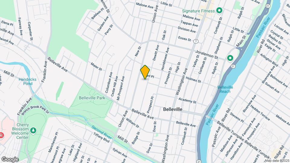 97 Dewitt Ave Map and Location Details