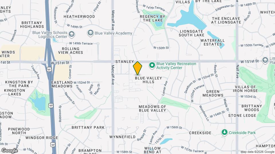 15126 Glenwood Map and Location Details